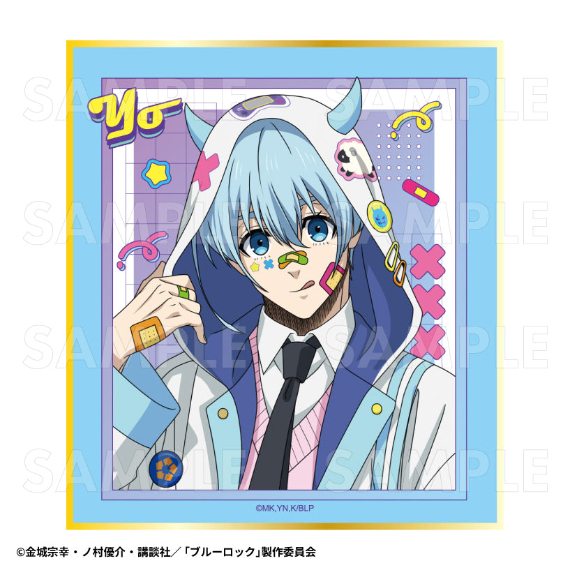 ブルーロック_でびデコパーカー トレーディングミニ色紙【BOX／8パック入り】