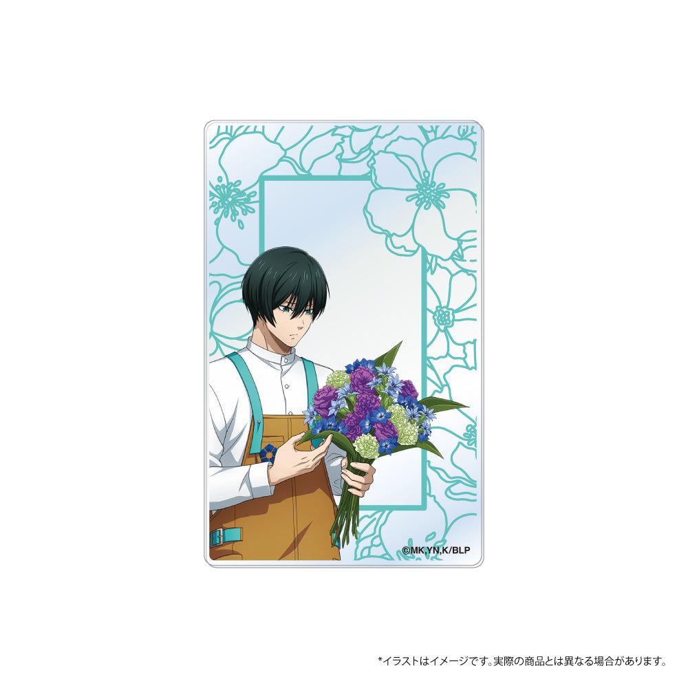 ブルーロック_アクリルカード 糸師 凛(お花屋さん)