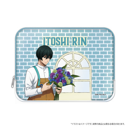 ブルーロック_スクエアポーチ 糸師 凛(お花屋さん)