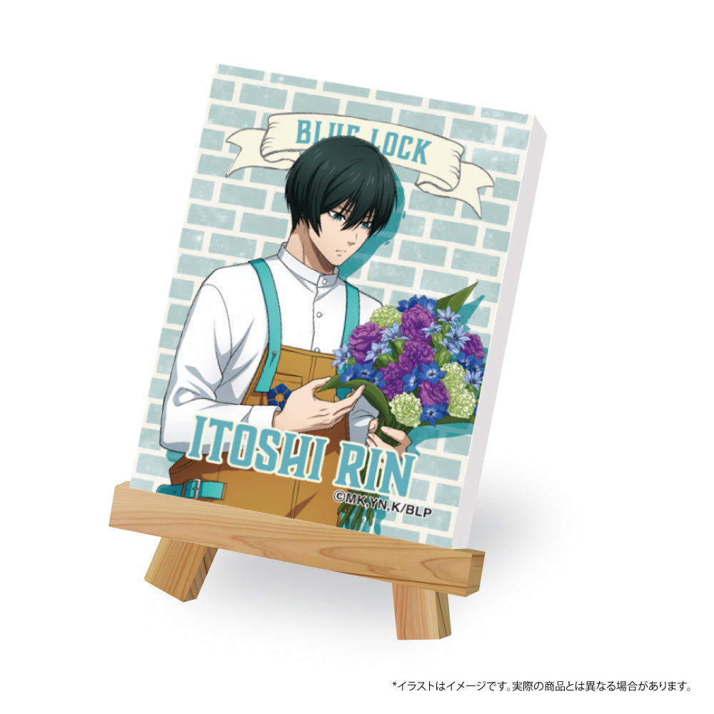 ブルーロック_キャンバスボードミニ 糸師 凛(お花屋さん)
