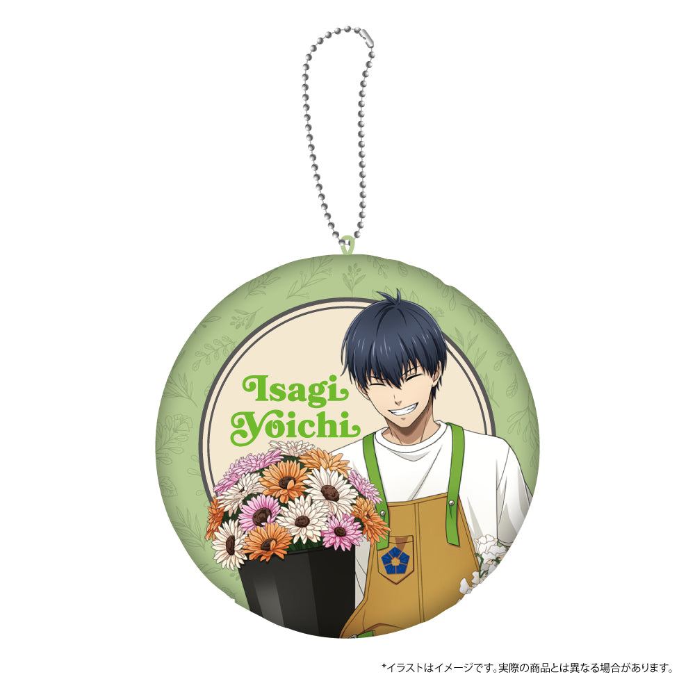 ブルーロック_ダイカットミニクッションキーホルダー 潔 世一(お花屋さん)