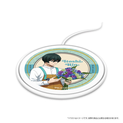 ブルーロック_ワイヤレス充電器 糸師 凛(お花屋さん)