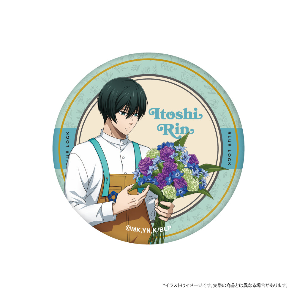 ブルーロック_缶バッジ 糸師 凛(お花屋さん)
