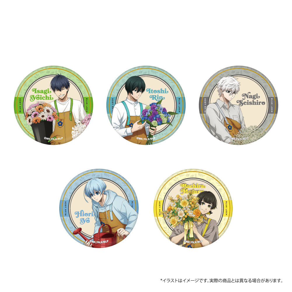 ブルーロック_缶バッジ 氷織 羊(お花屋さん)