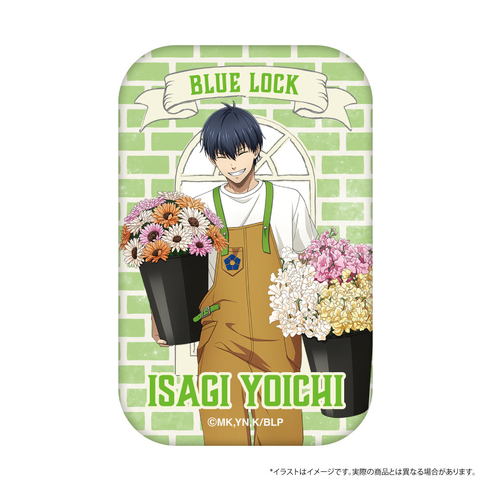 ブルーロック_スクエア缶バッジ 潔 世一(お花屋さん)