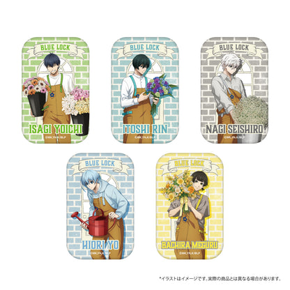 ブルーロック_スクエア缶バッジ 蜂楽 廻(お花屋さん)