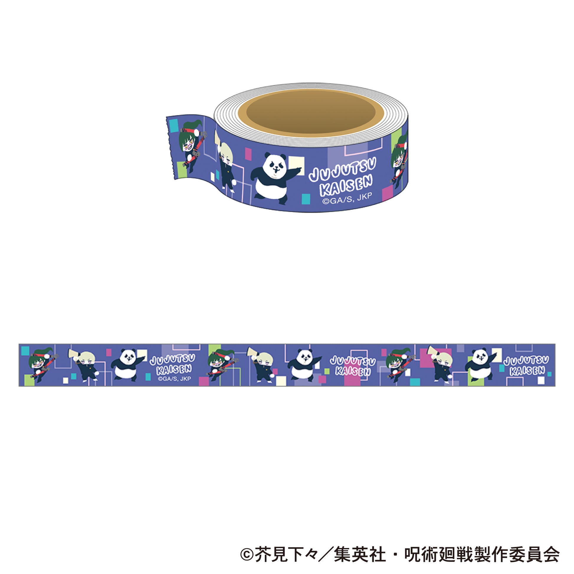 呪術廻戦　第2期_マスキングテープ／真希・狗巻・パンダ　ゆるパレット