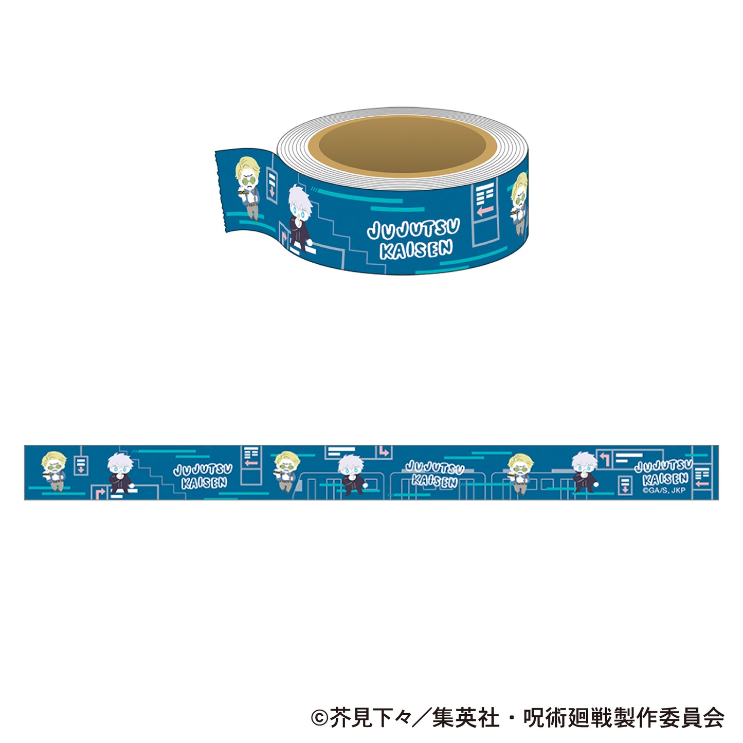 呪術廻戦　第2期_マスキングテープ／七海・五条　ゆるパレット