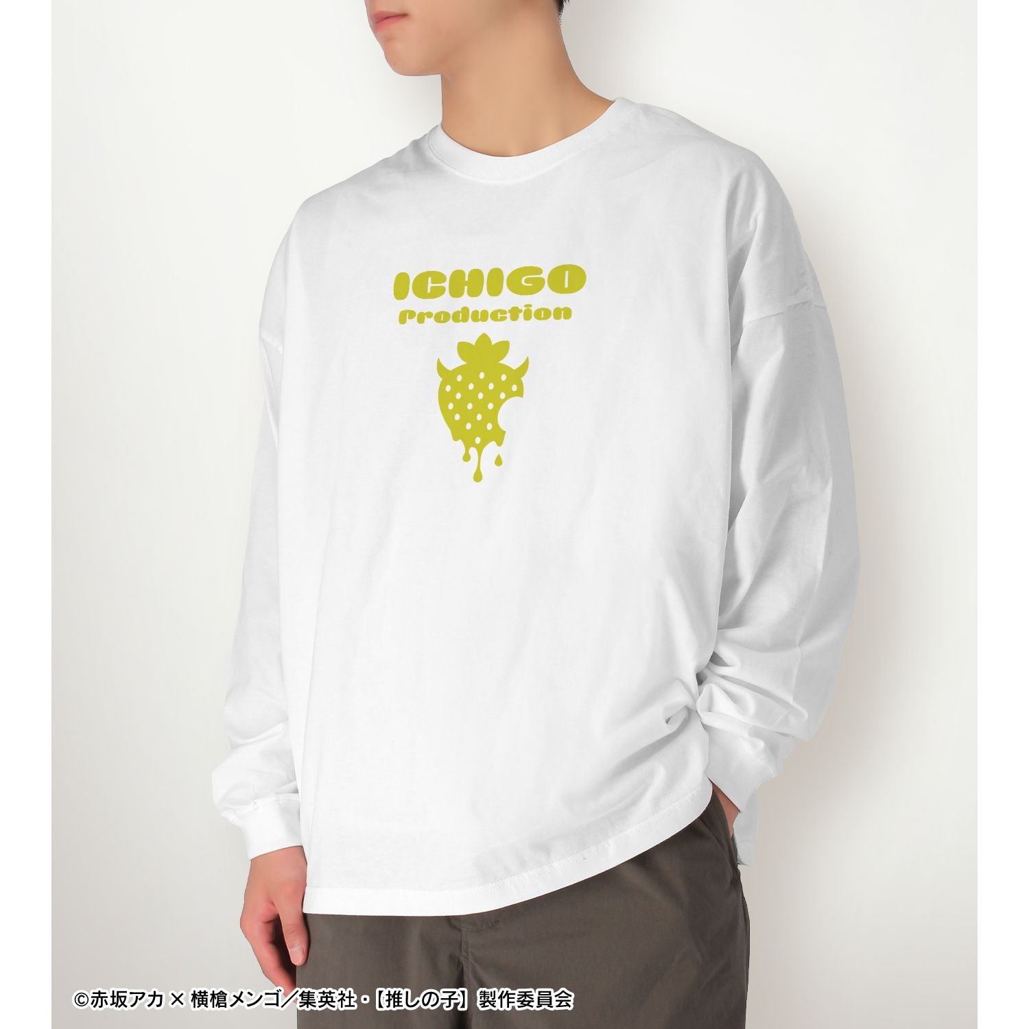 【推しの子】_描き下ろし MEMちょ ショッピングver. 着用BIGシルエットロングTシャツユニセックス