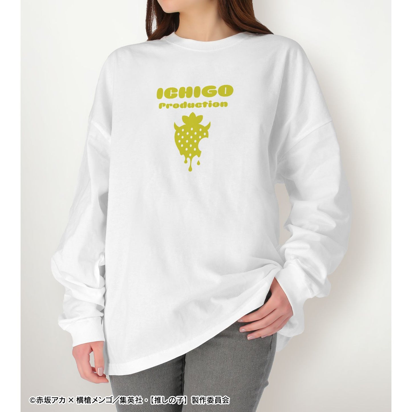 【推しの子】_描き下ろし MEMちょ ショッピングver. 着用BIGシルエットロングTシャツユニセックス