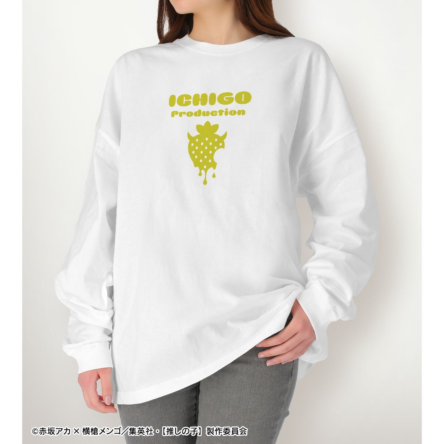 【推しの子】_描き下ろし MEMちょ ショッピングver. 着用BIGシルエットロングTシャツユニセックス
