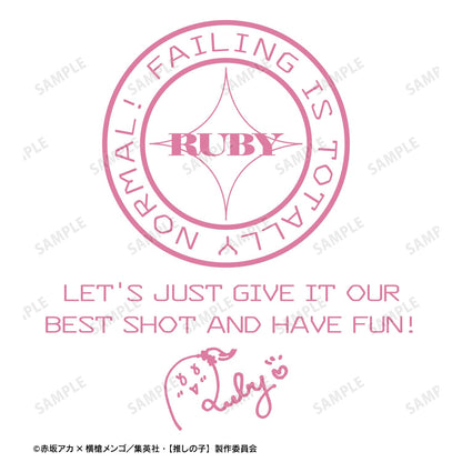 【推しの子】_描き下ろし ルビー ショッピングver. 着用BIGシルエットTシャツユニセックス