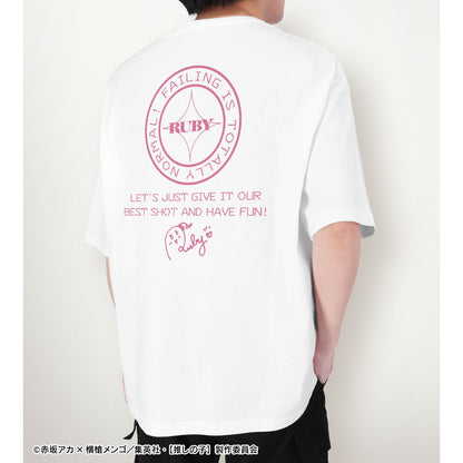 【推しの子】_描き下ろし ルビー ショッピングver. 着用BIGシルエットTシャツユニセックス