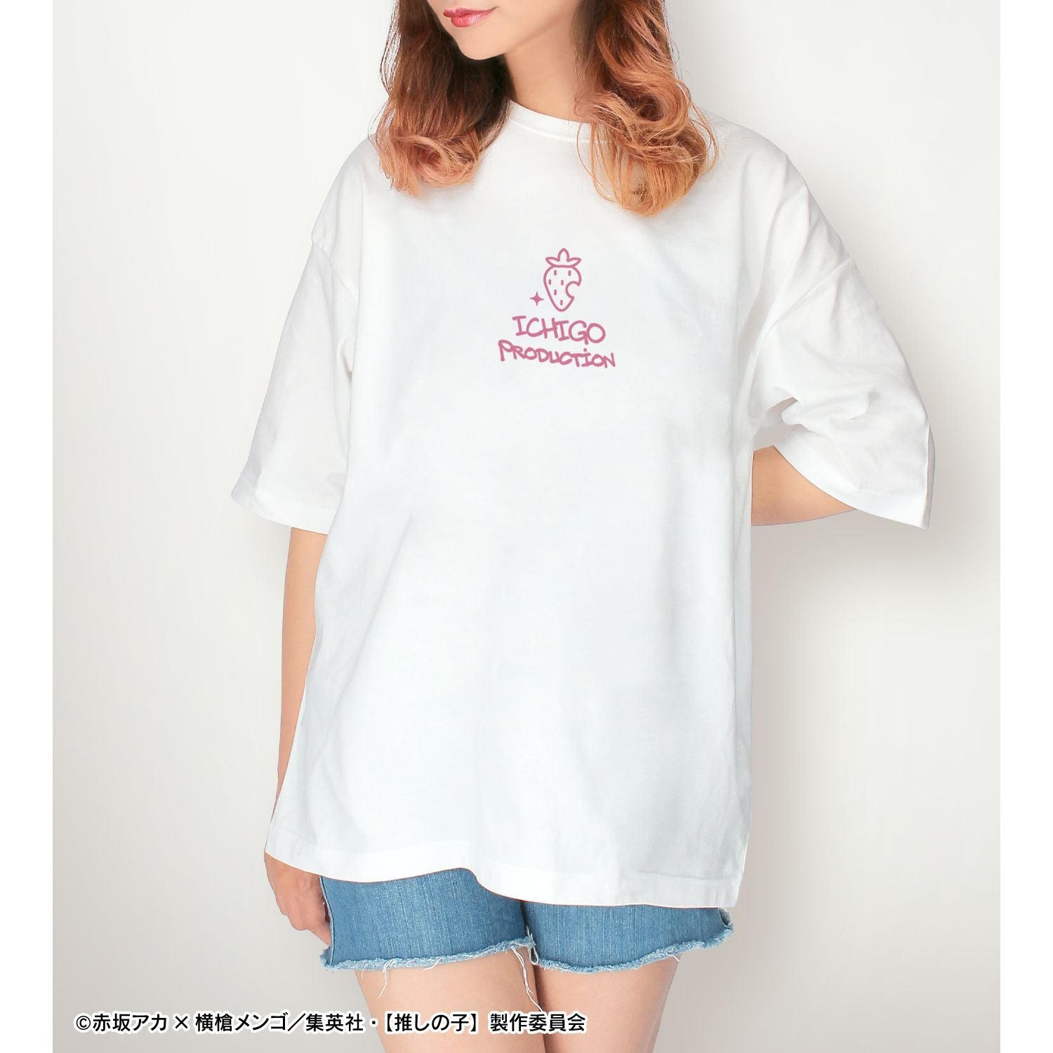 【推しの子】_描き下ろし ルビー ショッピングver. 着用BIGシルエットTシャツユニセックス