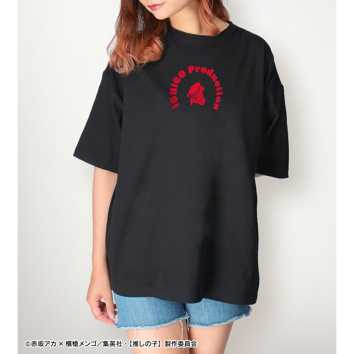 【推しの子】_描き下ろし 有馬かな ショッピングver. 着用BIGシルエットTシャツユニセックス