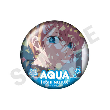 【推しの子】_～favorite series～　トレーディングホログラム推し缶バッジ vol.2（アクア/全8種）） 【OPP／8個入り】