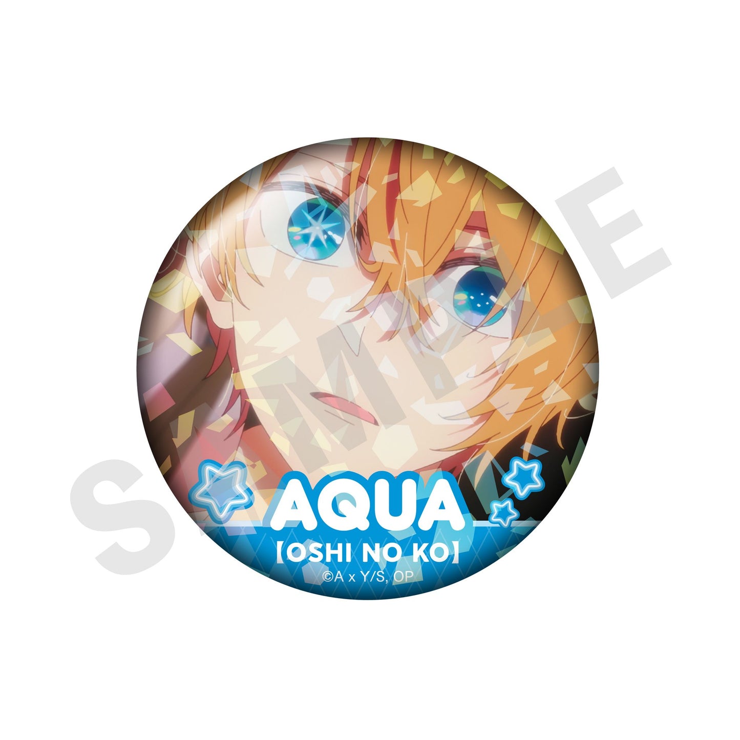 【推しの子】_～favorite series～　トレーディングホログラム推し缶バッジ vol.2（アクア/全8種）） 【OPP／8個入り】