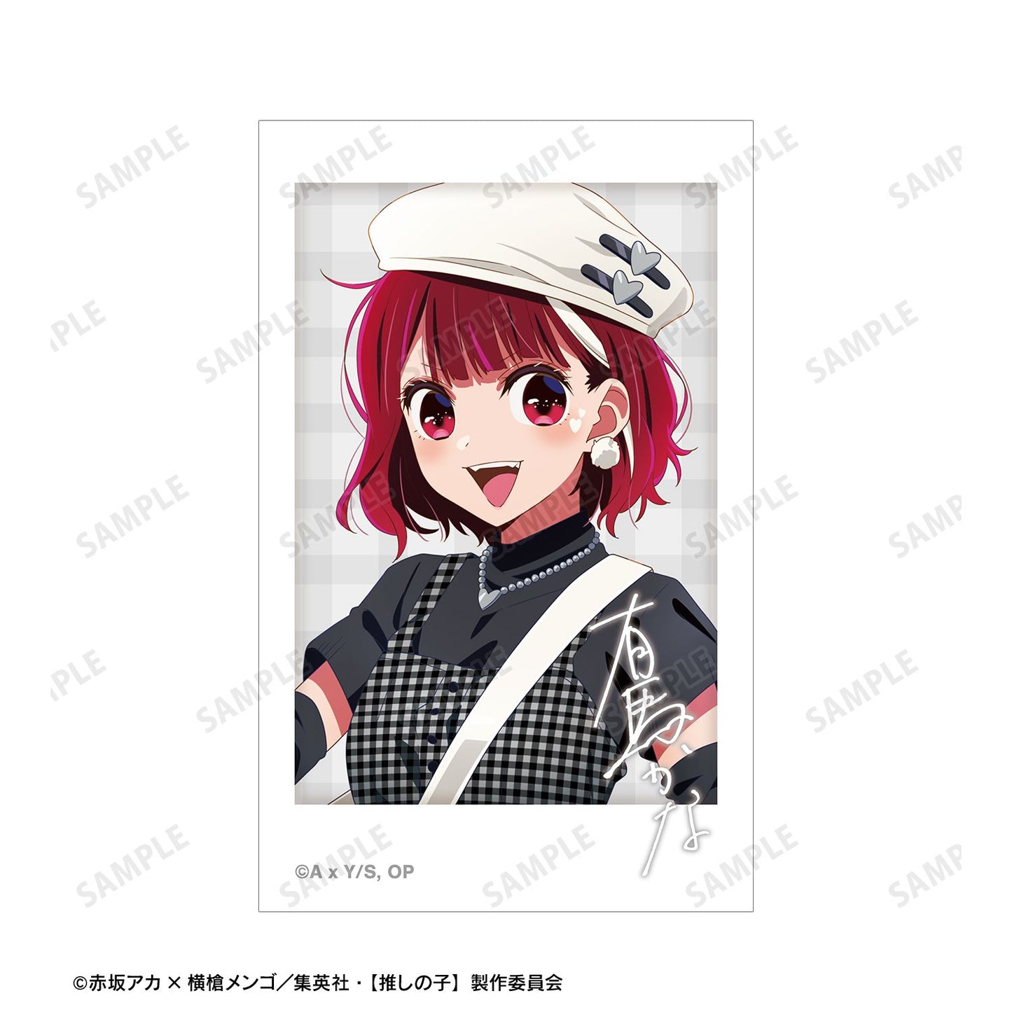 【推しの子】_描き下ろし 有馬かな ロックバンドver. インスタントカメラ風イラストカード2枚セット
