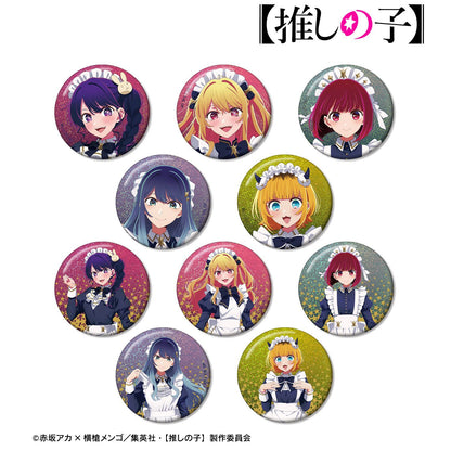 【推しの子】_描き下ろし 星空メイドver. トレーディングホログラム缶バッジ(単位/コンプリートBOX)【BOX/10パック入り】