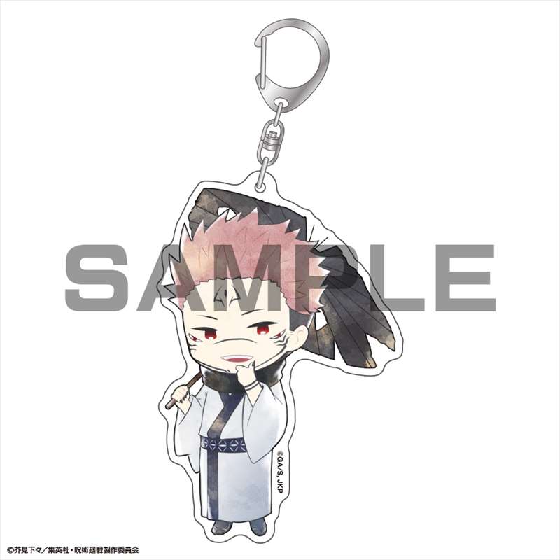呪術廻戦_傘っこ_アクリルキーホルダー_両面宿儺